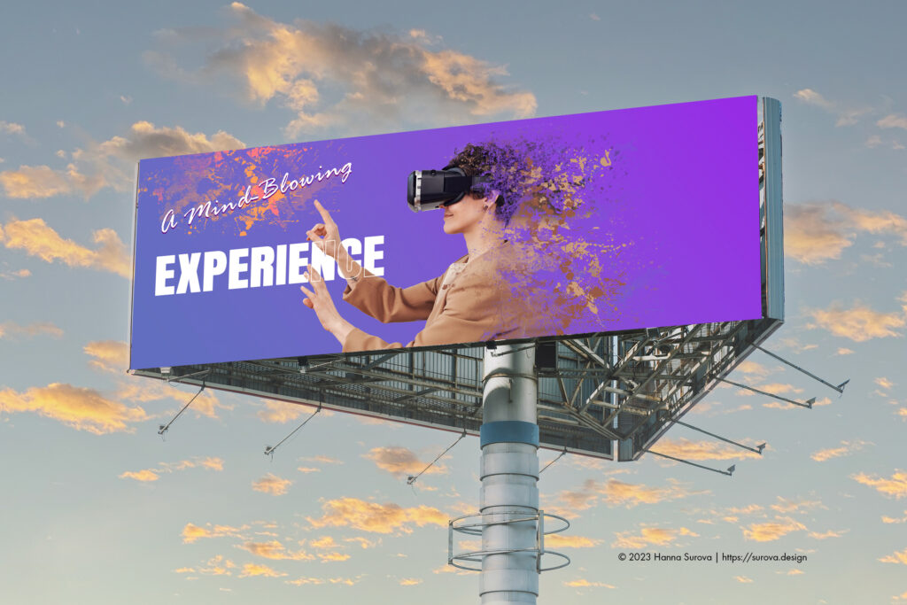 Billboard with the VR Dispersion
