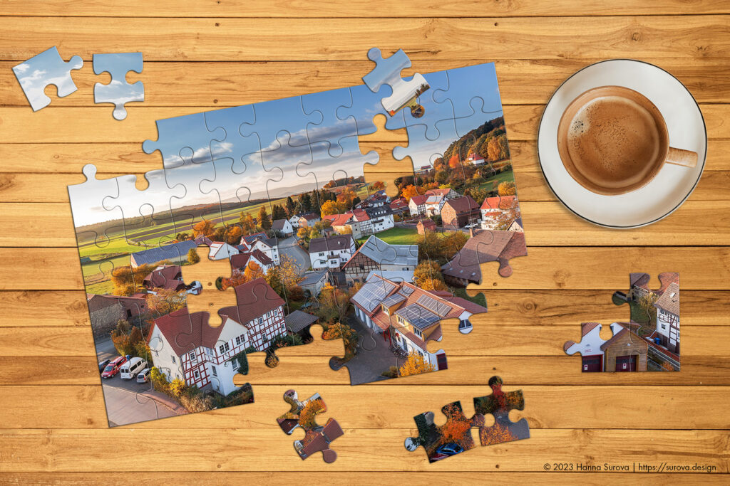 Puzzle of a Village Image