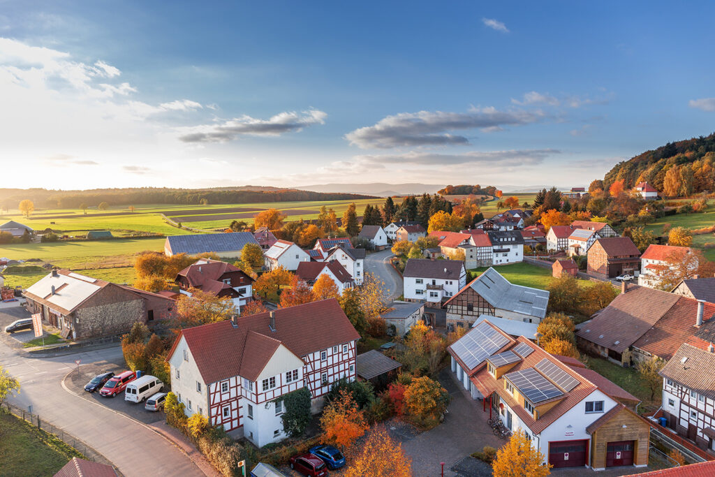 Picturesque European Village