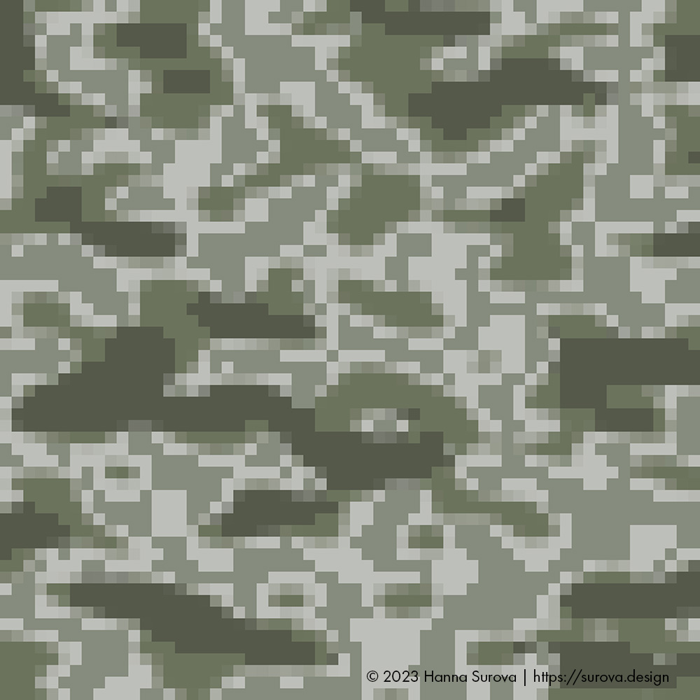 Camouflage Khaki Pixel