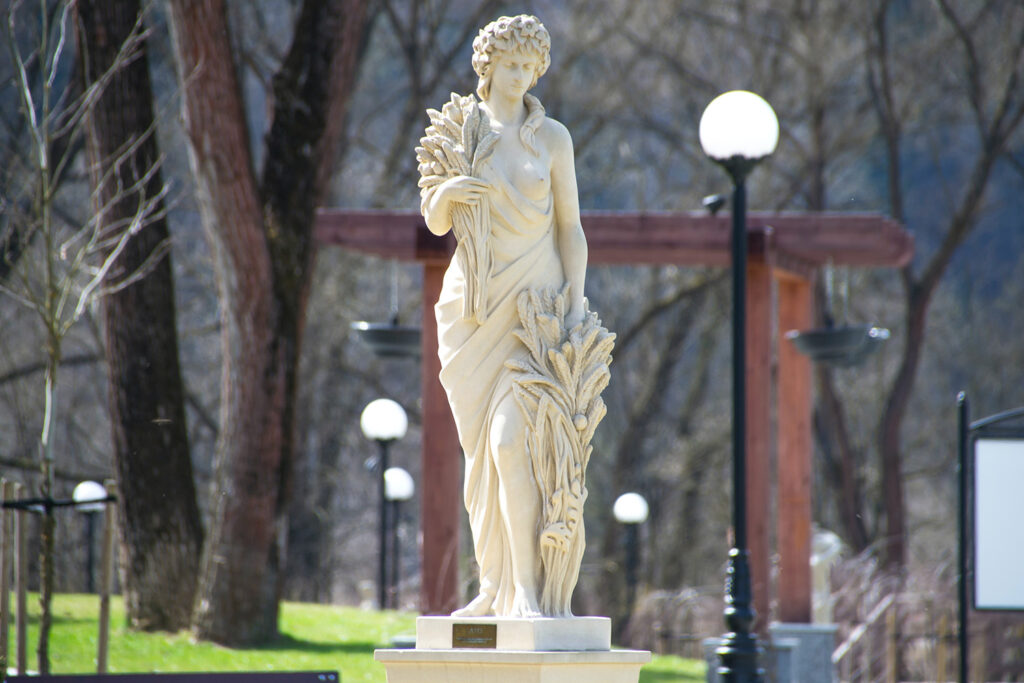 Statue in the Park Alley